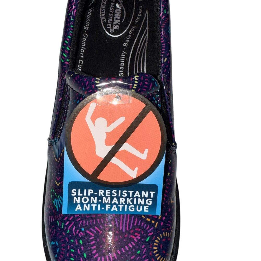 Easy Works By Easy Street Leeza Purple Slip-On Clog Women's Size 9.5 M - Picture 16 of 16